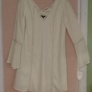 Cream Babydoll Dress